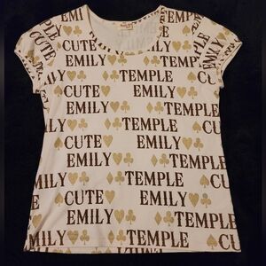 Emily Temple Cute Japan Lolita Fashion Brand Pink Glitter Top
